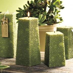 Pillar candle with different color and size  