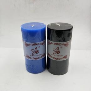 Pillar candle with different color and size  