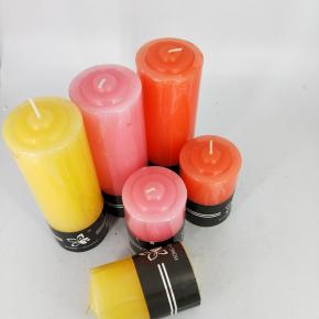 Pillar candle with different color and size  