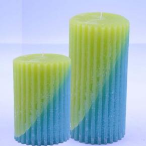 Pillar candle with different color and size 