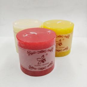 Pillar candle with different color and size  