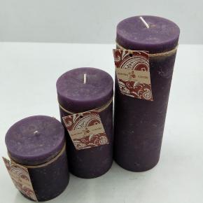 Pillar candle with different color and size  