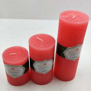 Pillar candle with different color and size  