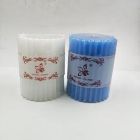 Pillar candle with different color and size  